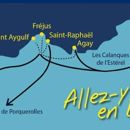 Boulouris, Grand 2 à 4 Personnes à 5min à Pied Des Plages Saint-Raphaël
